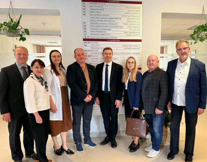 Ligoninėje lankėsi sveikatos apsaugos ministras Linas Kukuraitis