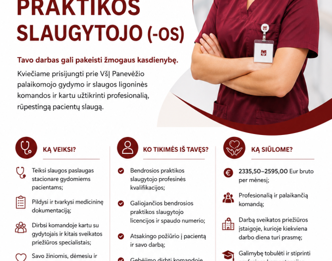 Ieškome komandos pastiprinimo! 